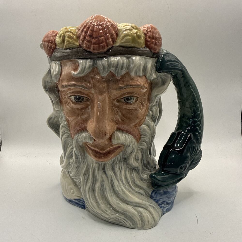 NEPTUNE Royal Doulton Classics D6548 Large Toby Jug EXCELLENT CONDITION *